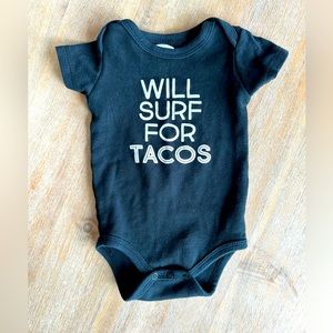 3M “Will Surf For Tacos” Onesie